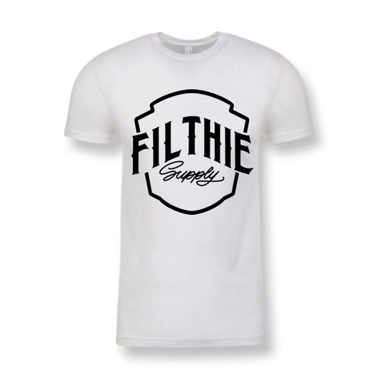 White Emblem Tee